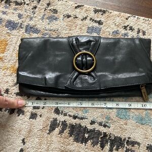 Hobo international- black clutch- super cute